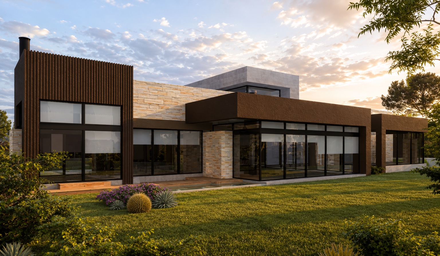 Arquitectura residencial exterior